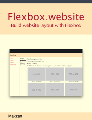 book cover of flexbox website
